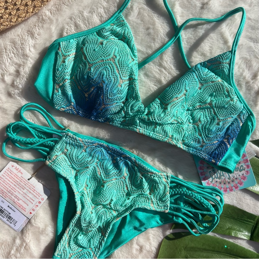 Luli Fama Ombre Crochet Bikini